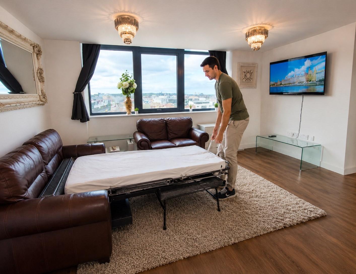 Spacious Liverpool City Centre Apartment with View4